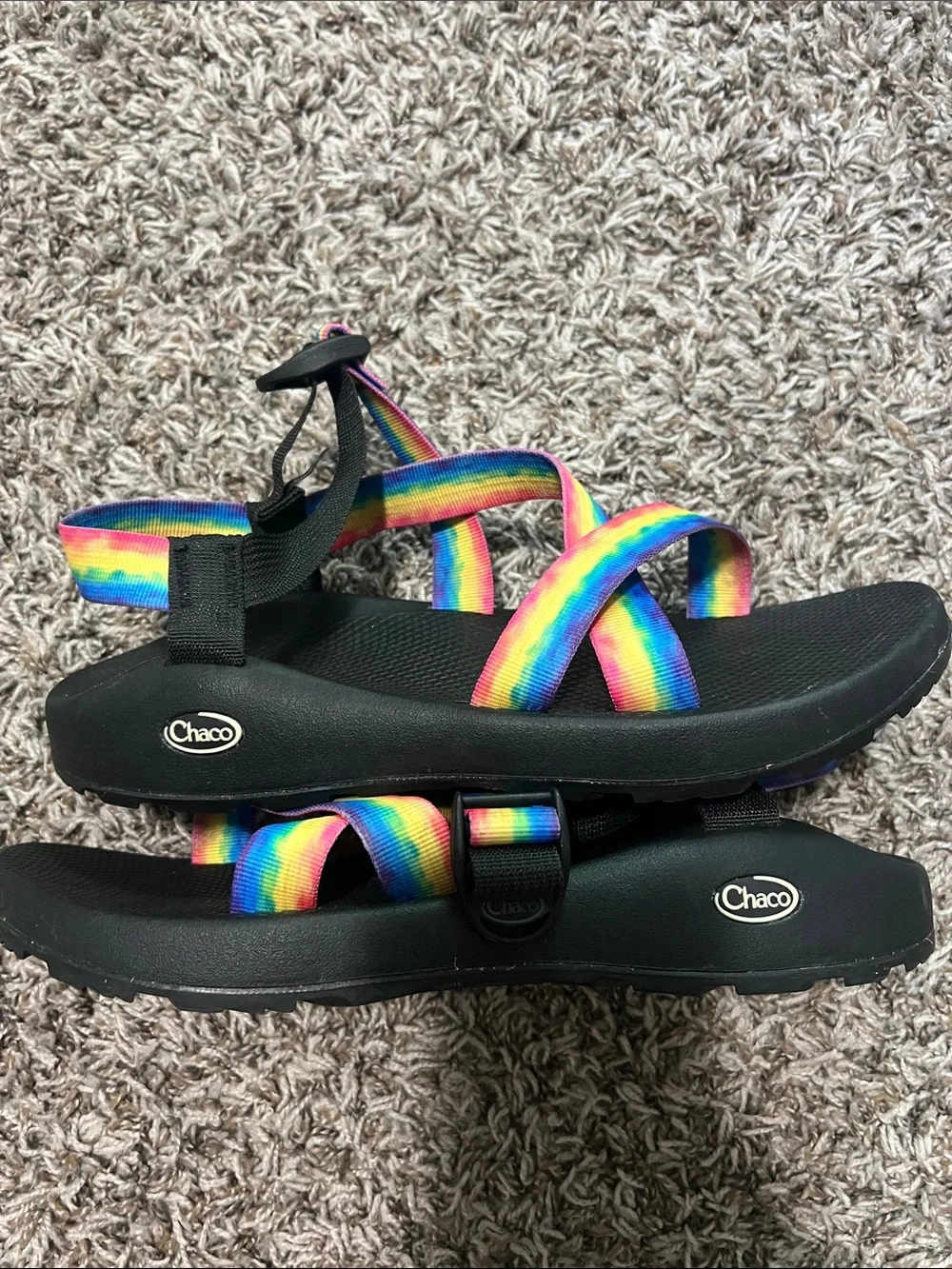 Chaco Men’s Sandals with Rainbow Straps